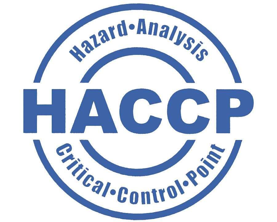 HACCP food-safety or regulatory mark